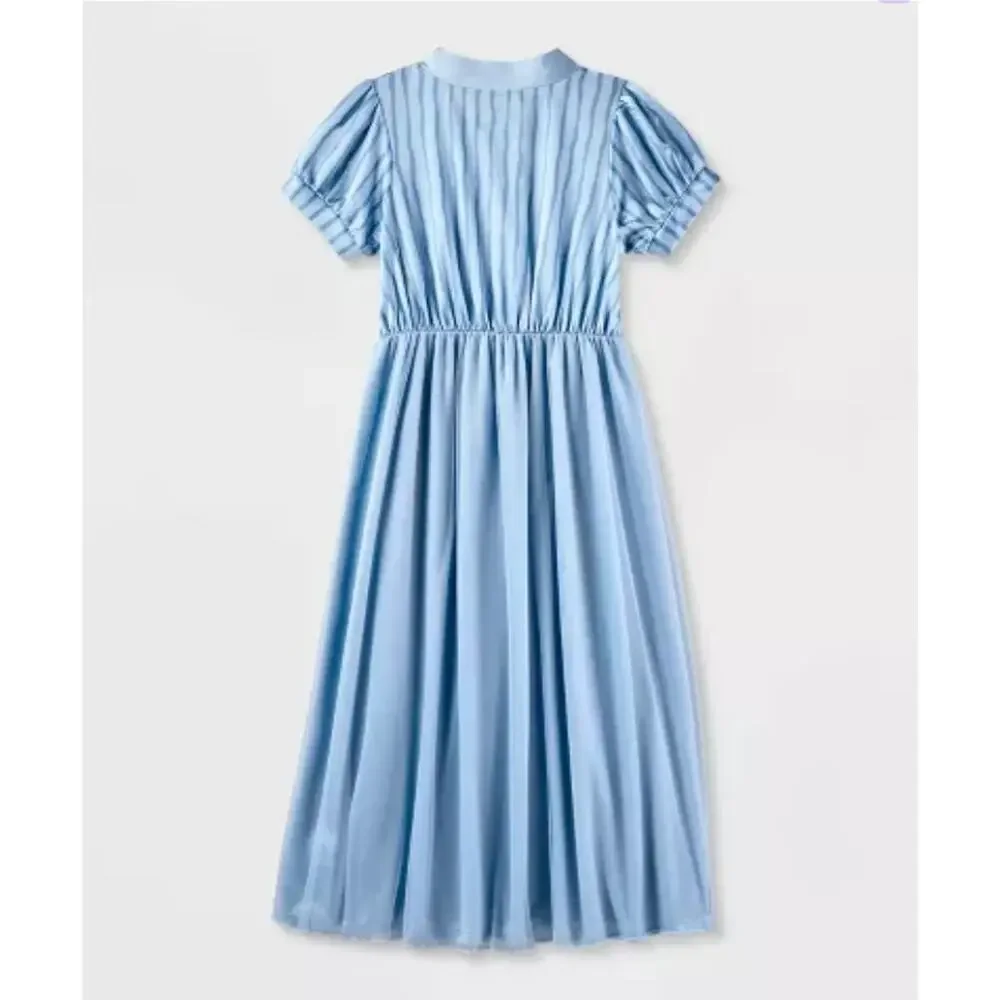 Girls' Beetlejuice Astrid Dress-Up NightGown - Blue Size XS NWT